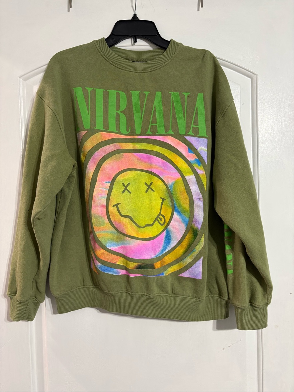 Nirvana Cotton on sweatshirt
